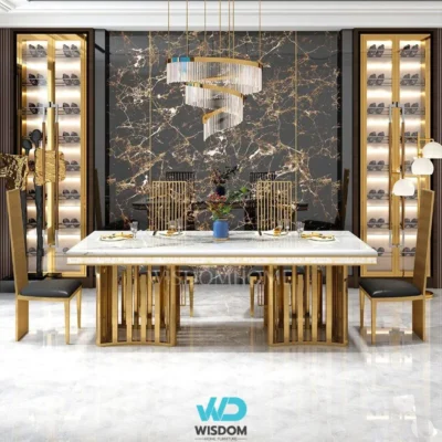 New!! โต๊ะอาหารหินอ่อน Luxury Series รุ่น Loren