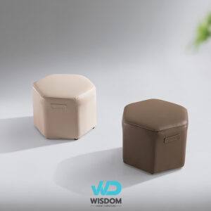 เก้าอี้สตูล เก้าอี้นั่งเล่น เก้าอี้stool หกเหลี่ยม Wisdomhome