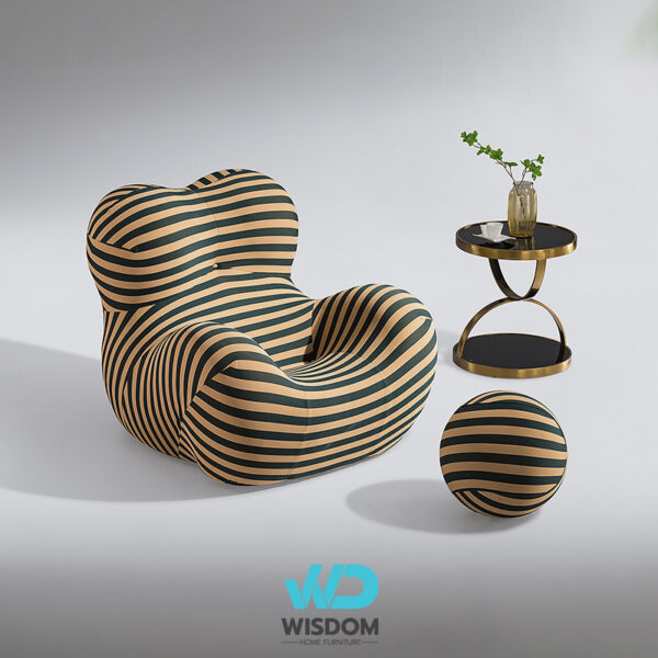 เก้าอี้Armchair อาร์มแชร์ เก้าอี้นั่งเล่น Moji เก้าอี้stool Wisdomhome