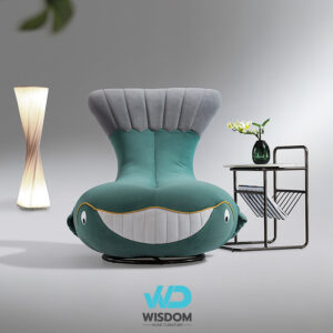 เก้าอี้Armchair อาร์มแชร์ เก้าอี้นั่งเล่น ปลาวาฬ เก้าอี้stool Wisdomhome ราคาพิเศษ