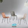 Wisdom Home เก้าอี้ทานอาหาร Dining Chair เบาะนุ่มลายเส้นลายหนัง