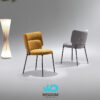 Wisdom เก้าอี้ทานอาหาร เก้าอี้นั่งทานข้าว Dining Chair โครงขาดำ พนักพิงนุ่ม