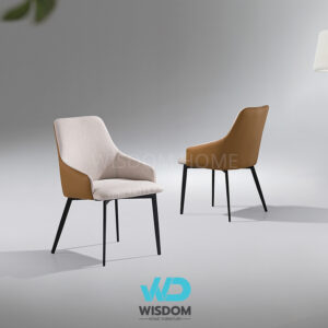 Wisdom Home เก้าอี้ทานอาหาร เก้าอี้นั่งทานข้าว Dining Chair เบาะหนังหนานุ่น นั่งสบาย