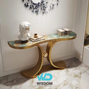 wisdomhome-consoletableโต๊ะคอนโซล ตู้คอนโซล โต๊ะคอนโซลหินอ่อน consoletable-925 ลายทรงCคู่