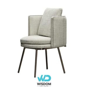 Wisdom Home เก้าอี้ทานอาหาร เก้าอี้นั่งทานข้าว Dining Chair เบาะผ้้าหนานุ่ม นั่งสบาย