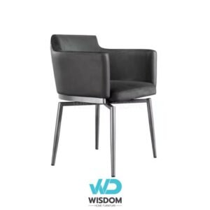 Wisdom Home เก้าอี้ทานอาหาร เก้าอี้นั่งทานข้าว Dining Chair เบาะหนังหนานุ่ม นั่งสบาย