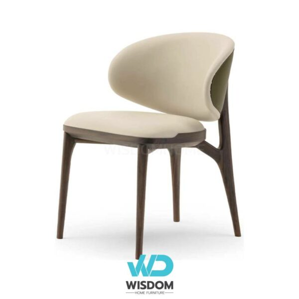 Wisdom Home เก้าอี้ทานอาหาร เก้าอี้นั่งทานข้าว Dining Chair เบาะหนังหนานุ่ม นั่งสบาย