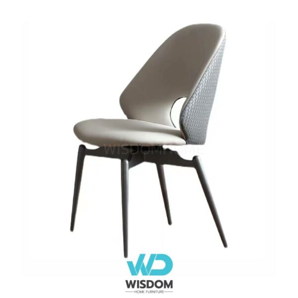 Wisdom Home เก้าอี้ทานอาหาร เก้าอี้นั่งทานข้าว Dining Chair เบาะหนังหนานุ่ม นั่งสบาย