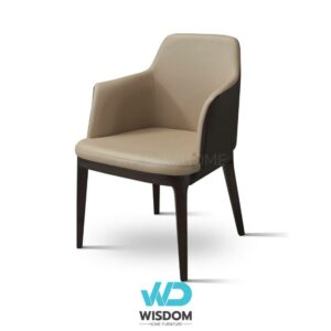 Wisdom Home เก้าอี้ทานอาหาร เก้าอี้นั่งทานข้าว Dining Chair เบาะหนังหนานุ่ม นั่งสบาย เก้าอี้ทานอาหารหุ้มด้วยหนัง PU เลือกสีหนังได้