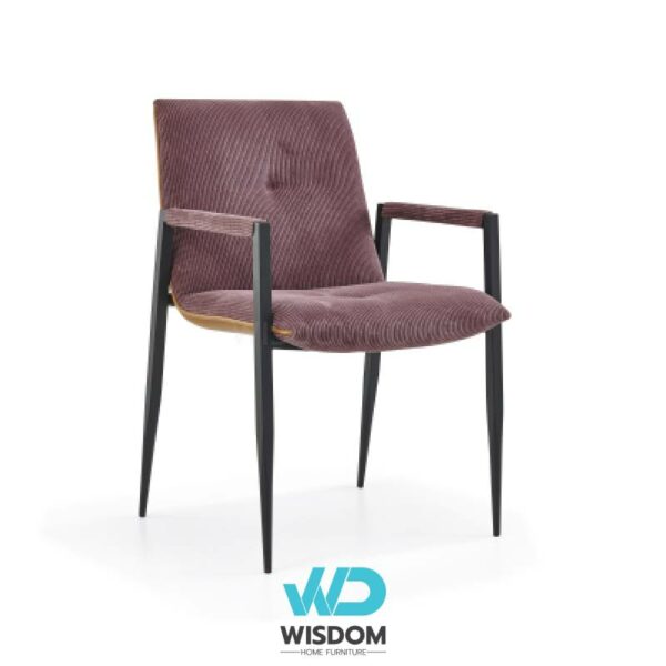 Wisdom Home เก้าอี้ทานอาหาร เก้าอี้นั่งทานข้าว Dining Chair เบาะหนังหนานุ่ม นั่งสบาย โครงขาไม้