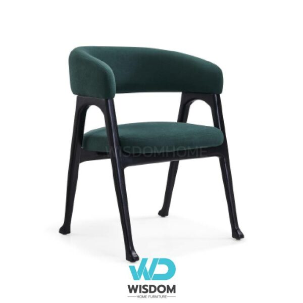 Wisdom Home เก้าอี้ทานอาหาร เก้าอี้นั่งทานข้าว Dining Chair เบาะหนังหนานุ่ม นั่งสบาย โครงขาไม้