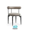 Wisdom Home เก้าอี้ทานอาหาร เก้าอี้นั่งทานข้าว Dining Chair เบาะหนังหนานุ่ม พนักพิงโค้งรับสรีระ