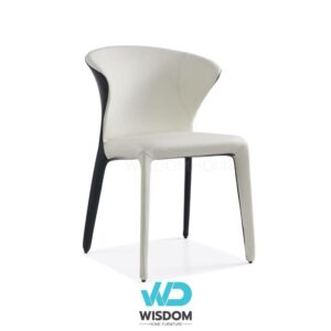 Wisdom Home เก้าอี้ทานอาหาร เก้าอี้นั่งทานข้าว Dining Chair เบาะหนังหนานุ่ม นั่งสบาย