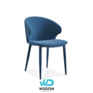 Wisdom Home เก้าอี้ทานอาหาร เก้าอี้นั่งทานข้าว Dining Chair เบาะหนังหนานุ่ม นั่งสบาย ขาไม้ดำ