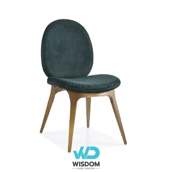 Wisdom Home เก้าอี้ทานอาหาร เก้าอี้นั่งทานข้าว Dining Chair เบาะหนังหนานุ่ม นั่งสบาย ขาไม้