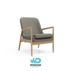 โซฟาเดี่ยว1ที่นั่งทรงต่ำ โครงขาไม้จริง Wisdomhome เปลี่ยนสีได้