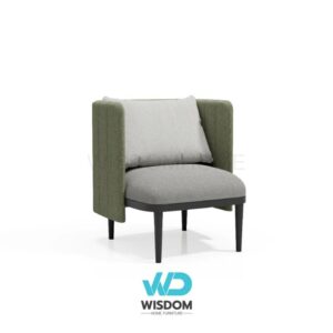 โซฟาเดี่ยว1ที่นั่งทรงต่ำ โครงขาไม้จริง Wisdomhome เปลี่ยนสีได้