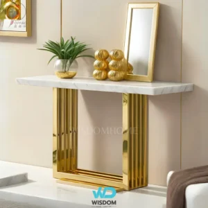 Console Table โต๊ะคอนโซลหินอ่อน รุ่น Elvin