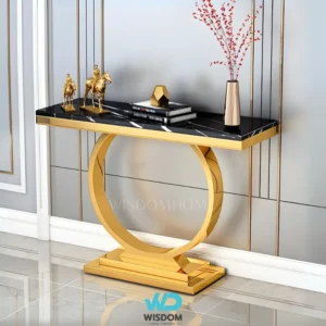 Console Table โต๊ะคอนโซลหินอ่อน รุ่น Quinn