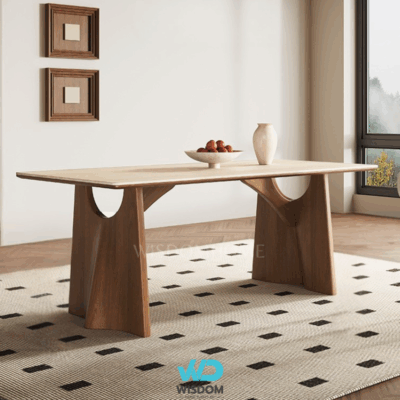 โต๊ะอาหารหินอ่อน Dining Table รุ่น Oakly